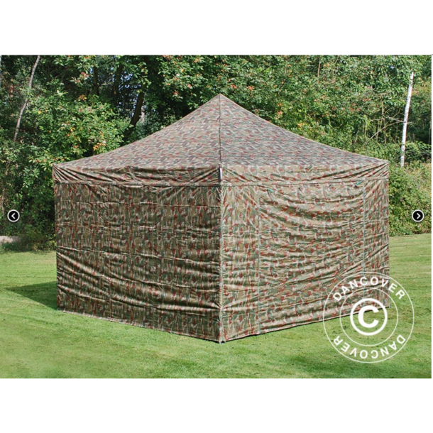 FleXtents PRO Steel 4x4m inkl 4st sidovggar