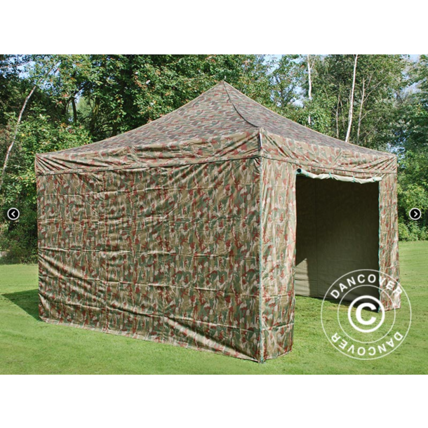 FleXtents PRO Steel 4x4m inkl 4st sidovggar