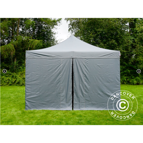 FleXtents PRO Steel 4x4m inkl 4st sidovggar