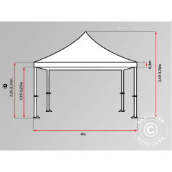 FleXtents PRO Steel 4x6m