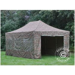 FleXtents PRO Steel 4x6m inkl 8st sidovggar