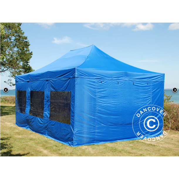 FleXtents PRO Steel 4x6m inkl 8st sidovggar