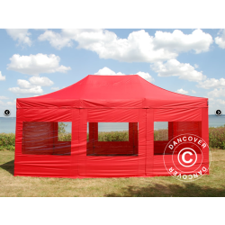 FleXtents PRO Steel 4x6m inkl 8st sidovggar