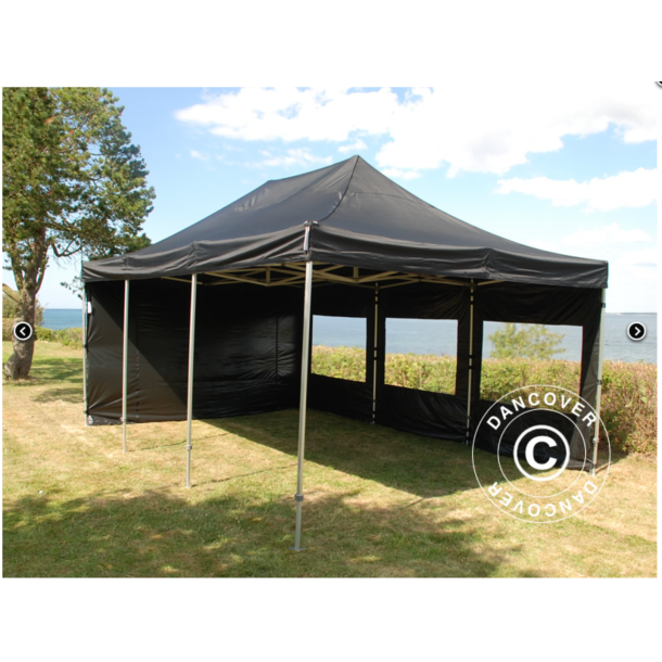 FleXtents PRO Steel 4x6m inkl 8st sidovggar