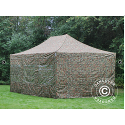 FleXtents PRO Steel 4x6m inkl 8st sidovggar