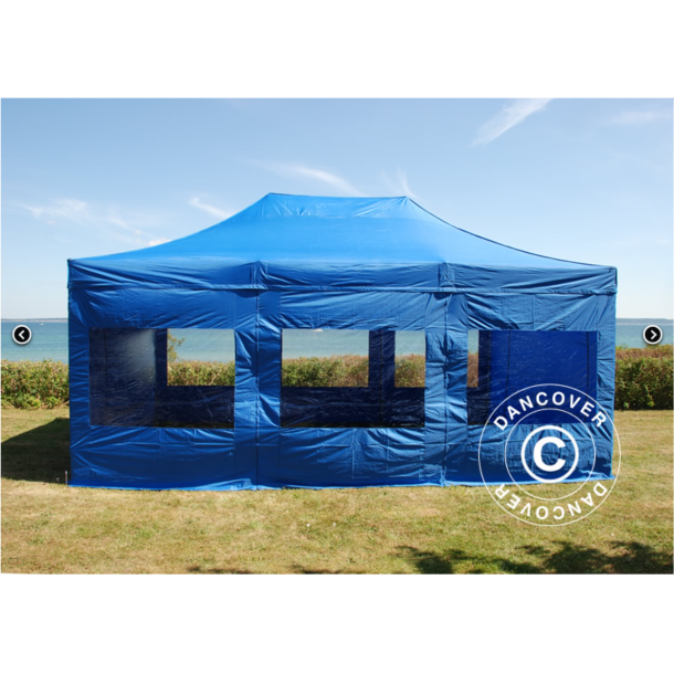 FleXtents PRO Steel 4x6m inkl 8st sidovggar