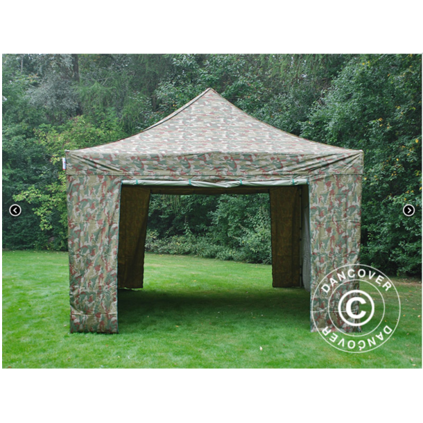 FleXtents PRO Steel 4x6m inkl 8st sidovggar