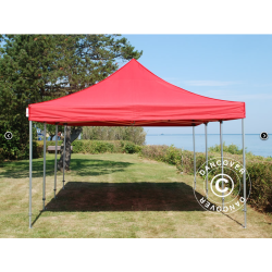 FleXtents PRO Steel 4x6m inkl 8st sidovggar