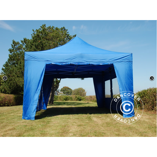FleXtents PRO Steel 4x6m inkl 8st sidovggar