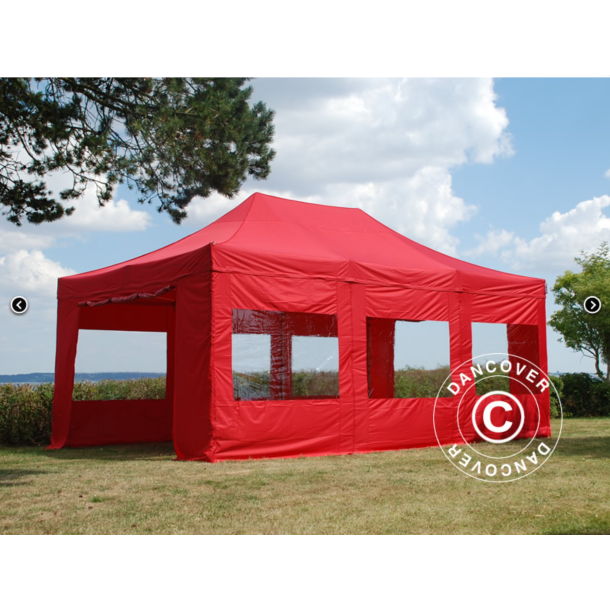 FleXtents PRO Steel 4x6m inkl 8st sidovggar