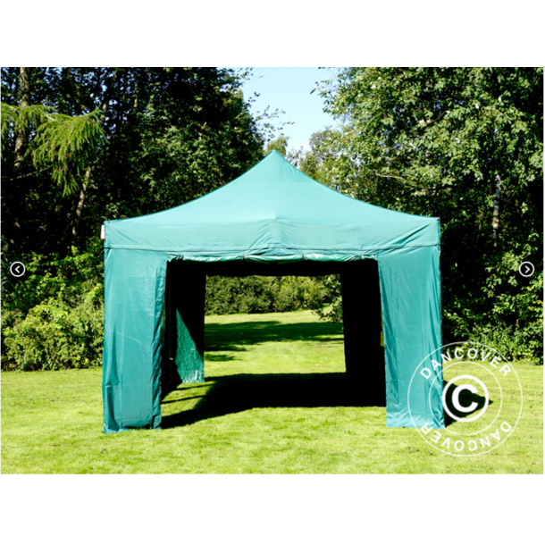 FleXtents PRO Steel 4x6m inkl 8st sidovggar