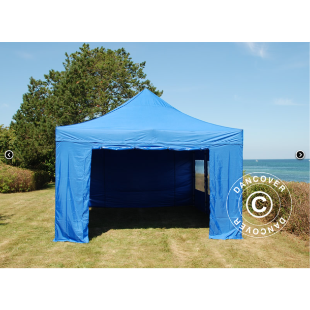 FleXtents PRO Steel 4x6m inkl 8st sidovggar