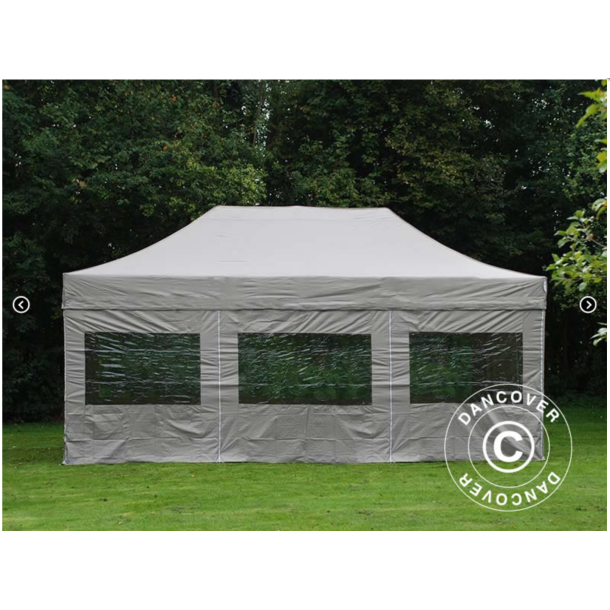 FleXtents PRO Steel 4x6m inkl 8st sidovggar