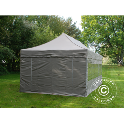 FleXtents PRO Steel 4x6m inkl 8st sidovggar