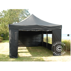 FleXtents PRO Steel 4x6m inkl 8st sidovggar