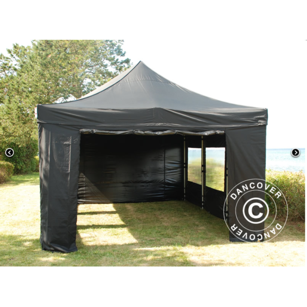 FleXtents PRO Steel 4x6m inkl 8st sidovggar