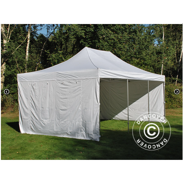 FleXtents PRO Steel 4x6m inkl 8st sidovggar