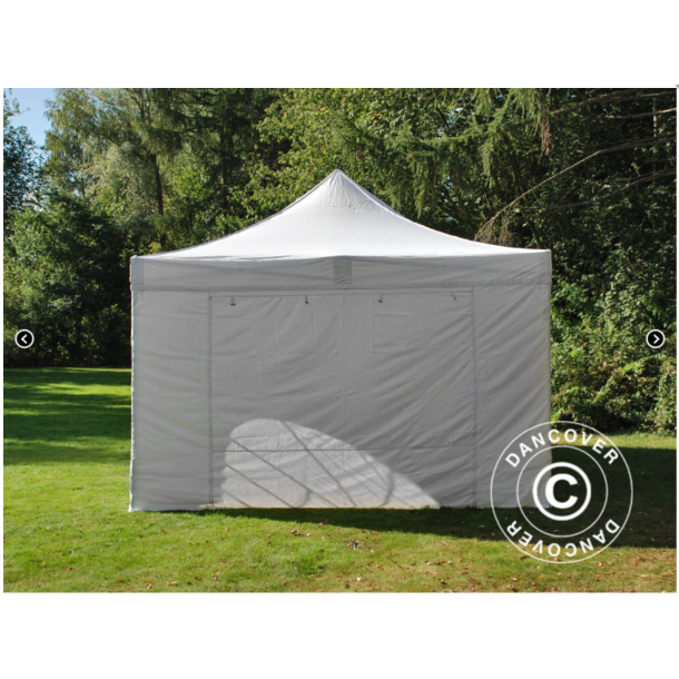 FleXtents PRO Steel 4x6m inkl 8st sidovggar