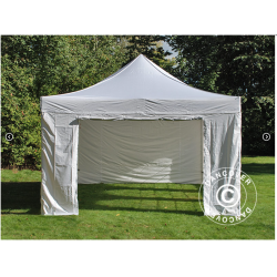 FleXtents PRO Steel 4x6m inkl 8st sidovggar