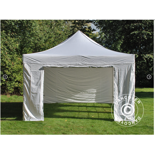 FleXtents PRO Steel 4x6m inkl 8st sidovggar