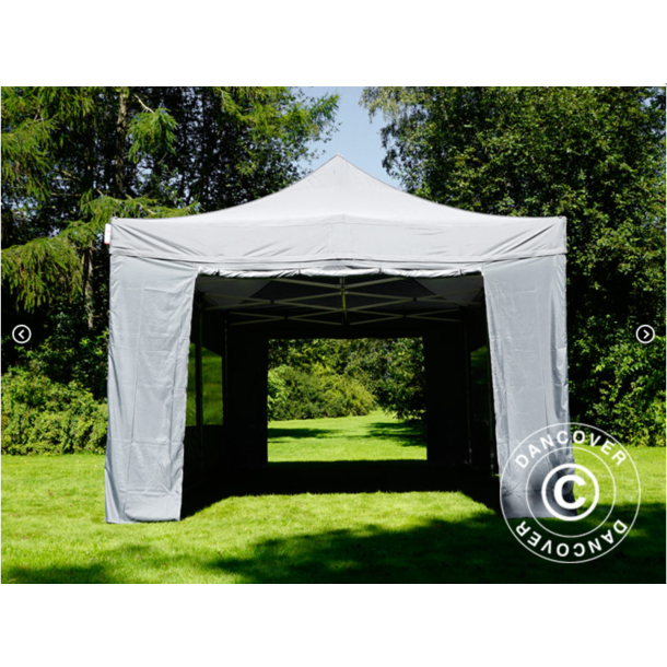 FleXtents PRO Steel 4x6m inkl 8st sidovggar