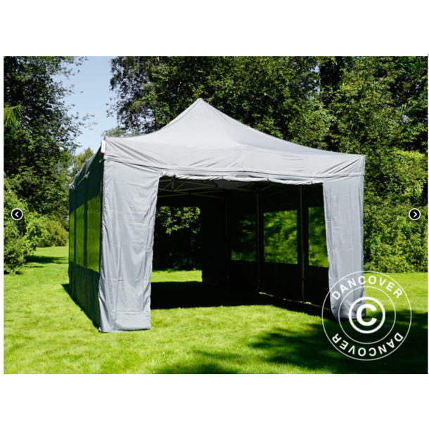 FleXtents PRO Steel 4x6m inkl 8st sidovggar
