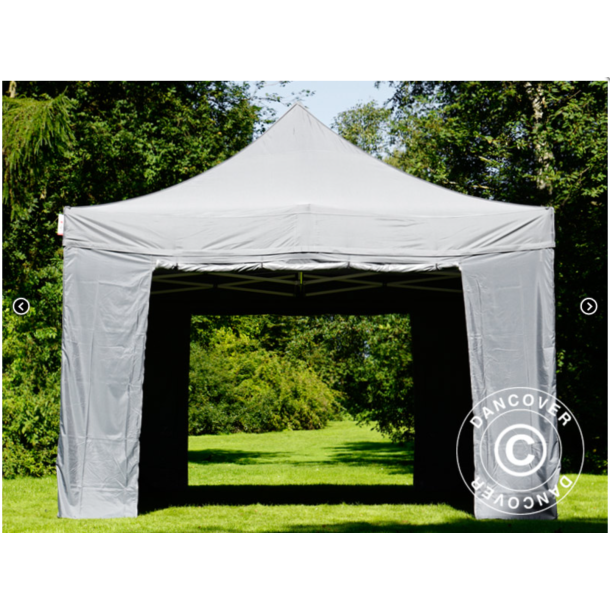 FleXtents PRO Steel 4x6m inkl 8st sidovggar