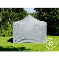 FleXtents PRO Steel 4x6m inkl 8st sidovggar