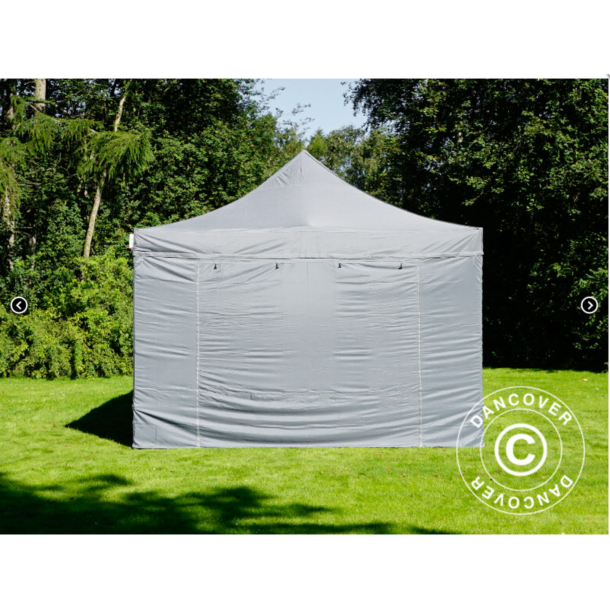FleXtents PRO Steel 4x6m inkl 8st sidovggar