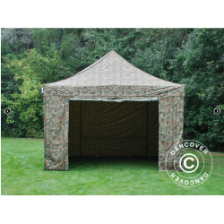 FleXtents PRO Steel 4x6m inkl 8st sidovggar