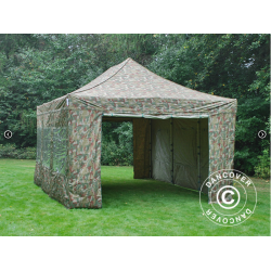 FleXtents PRO Steel 4x6m inkl 8st sidovggar