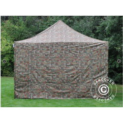 FleXtents PRO Steel 4x6m inkl 8st sidovggar