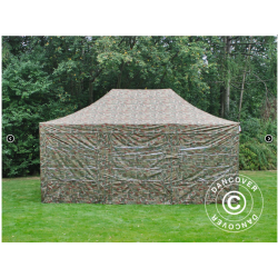 FleXtents PRO Steel 4x6m inkl 8st sidovggar