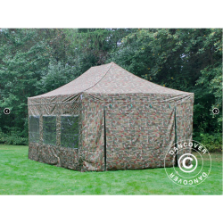 FleXtents PRO Steel 4x6m inkl 8st sidovggar