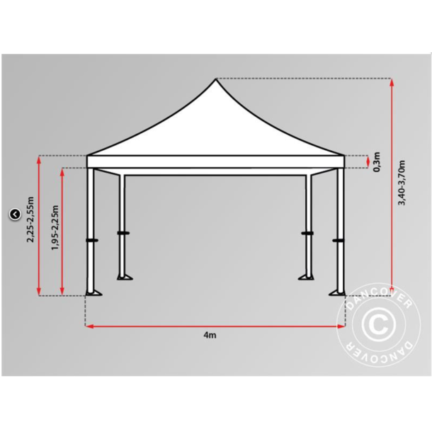 FleXtents PRO Steel 4x8m