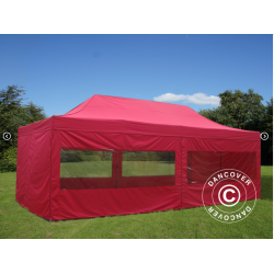 FleXtents PRO Steel 4x8m inkl 6st sidovggar