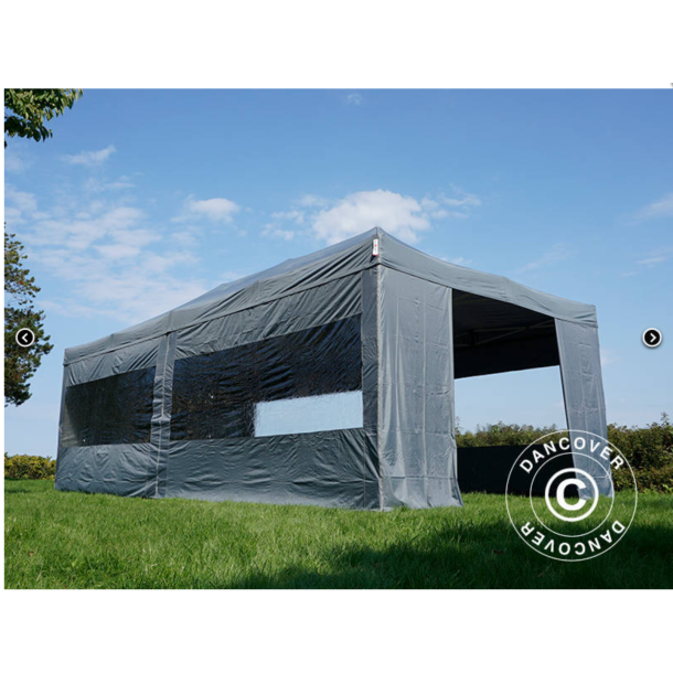 FleXtents PRO Steel 4x8m inkl 6st sidovggar