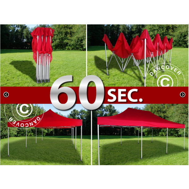 FleXtents PRO Steel 4x8m inkl 6st sidovggar