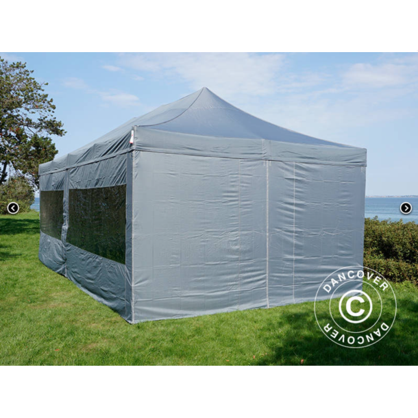 FleXtents PRO Steel 4x8m inkl 6st sidovggar