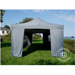 FleXtents PRO Steel 4x8m inkl 6st sidovggar