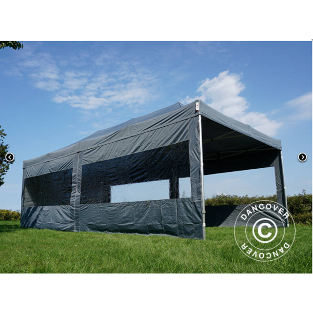 FleXtents PRO Steel 4x8m inkl 6st sidovggar