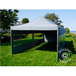 FleXtents PRO Steel 4x8m inkl 6st sidovggar