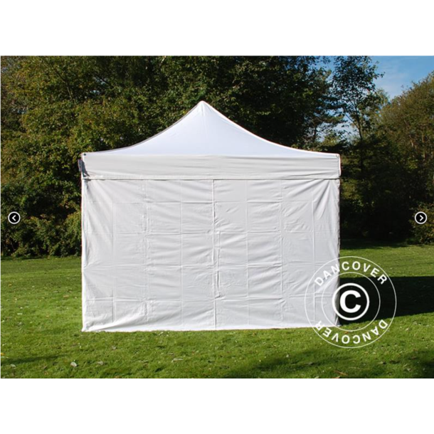 Snabbtlt FleXtents Extreme 4x4m inkl 4st sidovggar, Flamhmmande