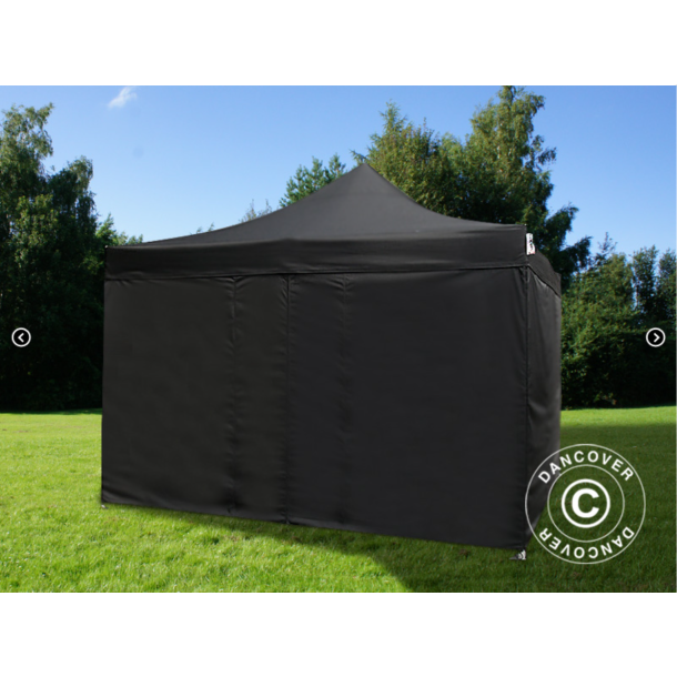 Snabbtlt FleXtents Extreme 4x4m inkl 4st sidovggar, Flamhmmande