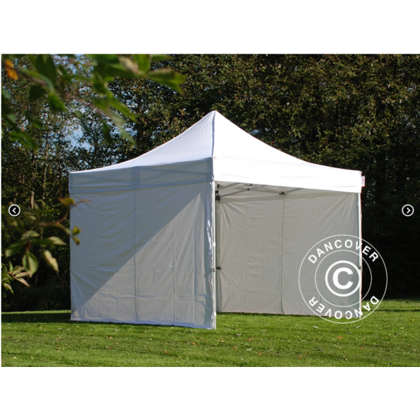 Snabbtlt FleXtents Extreme 4x4m inkl 4st sidovggar, Flamhmmande