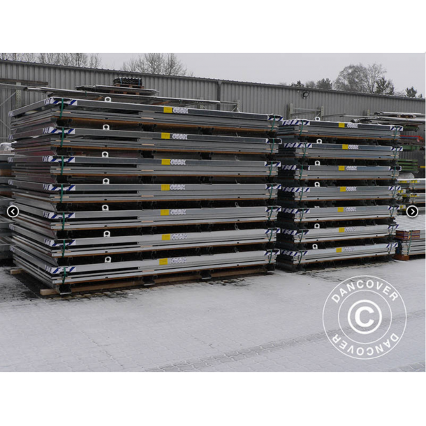 Frrdscontainer 1,1x2,1x2,1m med dubbeldrr, Rigel, Silver