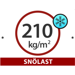 Frrdscontainer 2,1x5,1x2,1m med dubbeldrr, Rigel, Silver