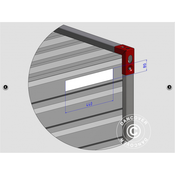 Ventilationsgaller till container Orion