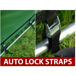 Garagetlt PRO 3,3x6,0x2,4m PVC Kamouflage