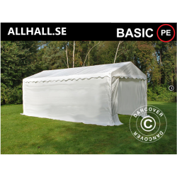 Frvaringstlt Basic 2-i-1,  4x6m PE, Vit